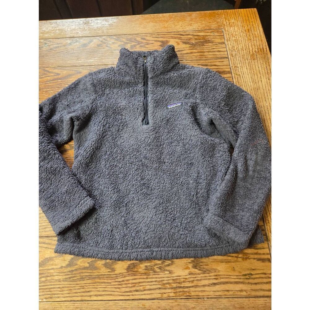 Patagonia Los Gatos 1​/4 Zip Fleece Sweater In smolder Grey sz Small